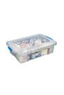 Caixa Organizadora São Bernardo Container Box em Plástico Cristal 8,4L