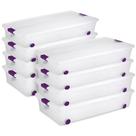 Caixa Organizadora Sterilite ClearView com Rodas 60 Qt