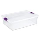 Caixa Organizadora Sterilite ClearView Empilhável 30 L Caixa Organizadora Sterilite ClearView Empilhável 30 L