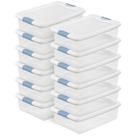 Caixa Organizadora Sterilite com Trava 32L (Pacote com 12)