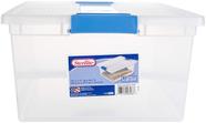 Caixa Organizadora Sterilite Deep Clip 36 x 28 x 16 cm com Tampa Transparente Caixa Organizadora Sterilite Deep Clip 36 x 28 x 16 cm com Tampa Transparente
