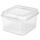 Caixa Organizadora Sterilite FlipTop Transparente de Plástico 19x16x11 cm Caixa Organizadora Sterilite FlipTop Transparente de Plástico 19x16x11 cm