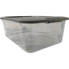 Caixa Organizadora Top Box Color Transparente C/ Trava 15L