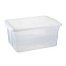 Caixa Organizadora Transparente Com Tampa 47 Litros