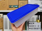 Caixa Organizadora Tupperware Maxi 2,5 Litros com Tampa Azul