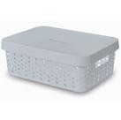 Caixa Organizaora Multiuso com Tampa 11L Branco