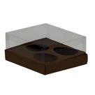 Caixa Ovo de Colher Trio 150g - Marrom - 5 unidades - ASSK - Rizzo
