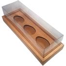 Caixa Ovo de Colher Triplo - Meio Ovo de 50g a 80g - Kraft - 5 unidades - Assk - Rizzo Caixa Ovo de Colher Triplo - Meio Ovo de 50g a 80g - Kraft - 5 unidades - Assk - Rizzo