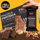 Caixa Paçoca Proteica Caseira Chocolate - BoomMix (Zero Açúcar)(13g proteína)