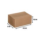 Caixa Papelão Sedex Correio Envio 24,5x17x10,5 Montável 25Un