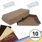 Caixa para Barra de Chocolate - Pacote c/ 10 unidades