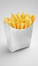 Caixa para Batata Frita - Cartão Triplex 250grs - 100un Caixa para Batata Frita - Cartão Triplex 250grs - 100un