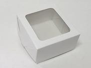 Caixa para bolo cor branca 23x23x18cm com 1 unidade patchii