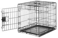 Caixa para cães Amazon Basics de metal dobrável durável 24x18x20 cm