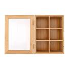Caixa para Chás De Bambu e Acrílico 8x16x21 cm BTC