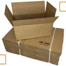 Caixa para Envios de E-commerce em Papelão SemiKraft 24x15x10 Forte e resistente kit com 150 unidades.