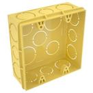 Caixa para Luz Tigreflex 4""x4"" Amarela - 33043619 - TIGRE