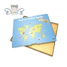 Caixa para Mapa da América Central Insular