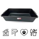 Caixa para massa tinta pvc multiuso 20l preta 59x36x13,5cm Caixa para massa tinta pvc multiuso 20l preta 59x36x13,5cm