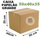 CAIXA PARA MUDANÇA NOVA 50x40x35 GRANDE - Caixas Novas Transporte Resistente Mudança Estoque