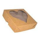 Caixa Para Presente 15x15x4 Coração Namorados Kraft - 20 Un Caixa Para Presente 15x15x4 Coração Namorados Kraft - 20 Un