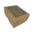 Caixa Para Presente Kraft Com Visor - 14x11x5 - 40 Unidades Caixa Para Presente Kraft Com Visor - 14x11x5 - 40 Unidades