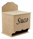 Caixa para suco 13x13x12 cm em MDF Caixa para suco 13x13x12 cm em MDF