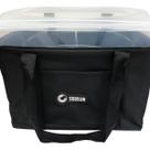 Caixa para transportar iscas 20l com oxigenador trans-iscas