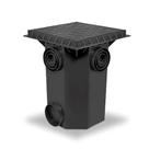 Caixa Passagem 350x350x44,5cm 22l Com Tampa Cega - Para Rede De Esgoto, água E Cabos - Roma