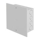 Caixa Passagem Grande 381x342mm Pvc Amanco Ip40 Nbr6146 Drywall Entradas 25-32mm Barramento Incluso