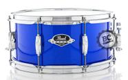 Caixa Pearl Export EXX High Voltage Blue 14x6,5 Mahogany Hybrid Shell, peles Remo e canoas inteiriças