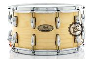 Caixa Pearl Session Studio Select Gloss Natural Birch 14x8 Casco Fino Híbrido em Mogno e Birch