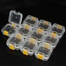Caixa Pequena Para Coroas Dentárias 10-50 Peças, Filme Transparente Flexível, Ferramenta Plástica