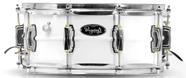Caixa Pinguim Glacial Limited 14x6.5 PCM73 em Alumínio branco com buchas em Brass e aros PowerHoop