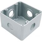 Caixa Piso 4X4 Aluminio Alta 1'' 4Saidas