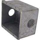 Caixa Piso 4X4 Aluminio Baixa 3/4 2Saidas Caixa Piso 4X4 Aluminio Baixa 3/4 2Saidas