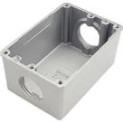 Caixa Piso Aluminio Fundido 4X2 Baixa Entrada/Saida 1'' Cps42B1
