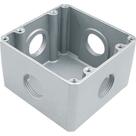 Caixa Piso Aluminio Tramontina 4X4 X Alta 3/4''