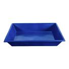 Caixa Plástica Afort para Massa/Pintura 160L Azul 118,5X89X20cm