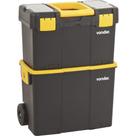 Caixa Plástica Com Rodas Para Ferramentas/multiuso Crv 0300 Vonder