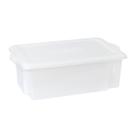 Caixa Plástica Empilhável Com Tampa 24,5l Plasvale - 56x33x19cm (cxlxa) Branco Caixa Plástica Empilhável Com Tampa 24,5l Plasvale - 56x33x19cm (cxlxa) Branco