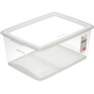Caixa Plastica Multiuso Cristal 30L 37,8X53X23,5 C/TRA