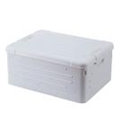 Caixa Plástica Organizadora Dobravel Multiuso Média 20L Cor:Branco