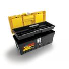 Caixa Plástica para Ferramentas 17" com Bandeja Removível e Trava Metálica Tramontina