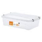 Caixa Plástica Pratic Box 50L Paramount Com Tampa e Trava Ideal Para Organização do Lar