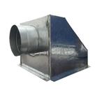 Caixa Plenum Para Difusor Quadrado 4 vias TAM 1 Colarinho 4" 100mm