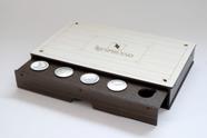 Caixa Porta Cápsulas Café Nespresso com Gaveta Mdf 31x20x5cm