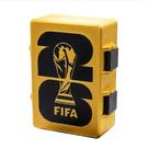 Caixa Porta Figurinhas Copa 2026 Case Organizador Para Até 500 Figurinhas