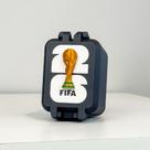 Caixa Porta Figurinhas Copa 2026 Organizador com Capacidade para até 300 Figurinhas e Cards