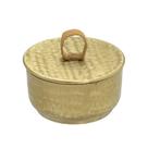 CAIXA PORTA JOIA DECOR C/TAMPA EM METAL DOURADO 6,5x11cm - Espressione